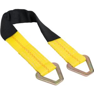 Keeper 2 x 24 Premium Axle Tie Down Strap with D Rings - 3,333 lbs. Working Load Limit and 10,000 lbs. Break Strength,One Color