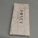 Dosey 7 Day Pill Compact Travel Pill Organizer - Pill Case with 7 Pill Compartments for Medicine Storage & Protection  Stylish & Elegant Medication Organizer with Mirror, Blush