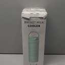 Xaproo 22oz Breast Milk Cooler Bottle, Breastmilk Cooler with 360 Cooling for 24 Hours, Portable Milk Chiller for Breastmilk with 2pcs Baby Bottles, Breast Milk Storage Bags for Baby, BPA-Free (Green)