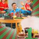 6 Pcs Football First Year Down Birthday Party Decorations Table Centerpiece Decoration Wooden Table Toppers for Football Birthday Party Game