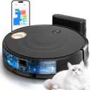Kewbily Robot Vacuum and Mop Combo with 9000Pa Suction, LiDAR Navigation & Multi-Floor Mapping, Ultra-Slim Design for Pet Hair, Carpets & Hard Floors, 200-Min Runtime