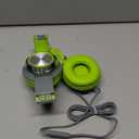 AILIHEN C8 Headphones Wired, On-Ear Headphones with Microphone and Volume Control, Corded 3.5mm Headset for Boys Girl School Smartphones Chromebook Laptop Computer Tablets Airplane Travel (Grey/Green) (Medium)