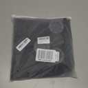 Mini Fridge Silicone Mat with Raised Edges, 20" x 20" x 0.6" Mini Fridge Drip Tray With 4 Base Raisers,Mini Refrigerator Carpets Floor Protector (Small Black)