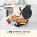 Cuisinart Waffle Maker, 1250W Round Classic Waffle Iron, 5-Setting Adjustable Browning Control, WMR-CANAS, Brushed Stainless
