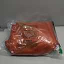 Yancorp Terracotta Curtains 96 Inch Length for Living Room 2 Panels Linen Textured Sheer Curtain Set Light Filtering Semi Sheer Drapes Curtains for Bedroom(Terracotta,W52 X L96)