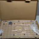 Serene Valley Sink Bottom Grid 24-1/8" x 12-5/8", Centered Drain with Corner Radius 1-1/2", Sink Protector NLW2412C