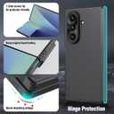Nillkin for Samsung Galaxy Z Fold 7 Magnetic Case with Separate Screen Protector, [Compatible with MagSafe][Hinge Protection] Frosted Texture Slim Fit Protective Phone Case for Galaxy Z Fold 7 Black