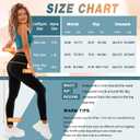 SINOPHANT High Waisted Leggings with Pockets Women, Full Length Capri Buttery Soft Stretchy Yoga Pants (Black, XXL)