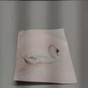 HANHANARTYX Poster Wall Art Picture Light Pastel Pink White Swan Modern Home and Bedroom Decoration 12x18inch (Without Frame)