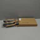 Nosiny 3 Pcs Halloween Octopus Costumes Accessories Set for Women Glitter Golden Crown and Witch Trident and Mermaid Luminous Pendant Necklace for Cosplay