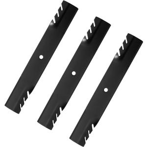 60" Deck Replacement Toothed Mulching Blades for 105-7718 105-7777 105-8777 - Compatible with Toro Z Master Z500 Z555 Z557 Z587L Z588E - 3 Pack