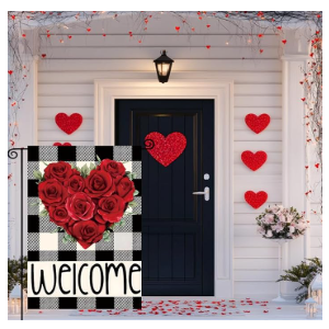 Seasonal Garden Flags Set of 12 Double Sided 12x18 Inch, Small Yard Flags for Outside, Christmas Halloween Easter Valentine's Day Decor, Spring Summer Fall Winter Holiday Garden Decorations