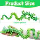 3D Printed Dragon - 24 inch Large Pearly Sheen Articulated Dragon Fidget Toy, Party Favors, Classroom Prizes, Surprise Gift for Birthday, Christmas, Figurine Decor(Summer Rainbow)