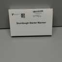 Sourdough Starter Warmer Mat - 24H Timer - Precise 1°F Thermostat Control (70-100°F) - Smart Memory Warming On/Off - Fits Jars Up to 40oz - Perfect for Home Baking (Black)