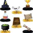 8Pcs Magical Wizard Honeycomb Centerpiece Table Decorations Magical Wizard Theme Party Decorate