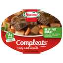 HORMEL COMPLEATS Beef Pot Roast Microwave Tray, 9 Ounce (Pack of 6), Best By 06, 2026