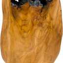WELLAND Irregular Cedar Wood Sculpture 8.75" W x 1.75" D x 17.75" H Natural Edge Tabletop Statues, Handmade Ornaments, Dcor for Living Room, Home Office, Bedroom