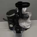 Aeitto Juicer Machines, 5.3" Extra Large Feed Chute Cold Press Juicer, Fit Whole Vegetables & Fruits, Easy to Clean, High Juice Yield,Slow Masticating Juice Extractor,Self Feeding (Slate Grey)