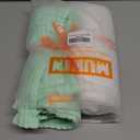 MUKIN Baby Bath Towels, Super Soft Cotton Receiving Blanket for Baby's Delicate Skin,2Pack Swaddle Blanket for Newborns Toddlers Boy Girl,Baby Registry as Shower (White+Green)