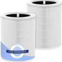 2 Pack Core 600s Replacement Filter Compatible with Levoit Core 600S-P Air Purifier, 3-in-1 True HEPA High-Efficiency Activated Carbon Filter for Home Large Room, Core 600S-RF
