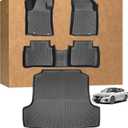 Floor Mats for Nissan Maxima 2016-2023 (for S/SL/SR/SV/Platinum), Heavy Duty TPE Waterproof Non-Slip All Weather Protection Custom, Floor Mats & Cargo Liner