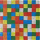 100 Pack Lot of Mini Magic Cubes, Twist Puzzle, Toys, 3x3 Magic Cube Mosaic, Brain Art, Favors, Gifts, Party Supplies for Boys and Girls