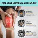 3 x Patellar Tendon Support Strap, Knee Brace for Men Women - Patella Bands Pain Relief for Basketball, Pickleball Running Hiking (2 Pack) (Beige)