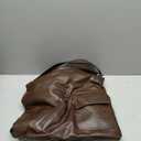 4-in-1 Convertible Crossbody Backpack Purse for Women, Large Soft Vegan Leather Casual Daily Work Travel Hobo Bag (PU Brown)
