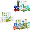 Plant Watering Globes: 12 Pieces. 4 Jumbo Multi Color + 4 Med Clear Rainbow + 4 Sm Multi Color Decorative Self Watering Planter Inserts. Hand-Blown Durable Glass. Ideal Plant Lover Gift