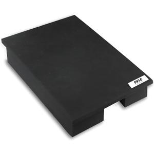 Pyle Sound Dampening Speaker Riser Foam - Audio Acoustic Noise Isolation Platform Pads Recoil Stabilizer w/ Rubber Base Pad For Studio Monitor, Subwoofer, Loud Speakers - PSI21 (22.3 x 15 x 3 Inch)