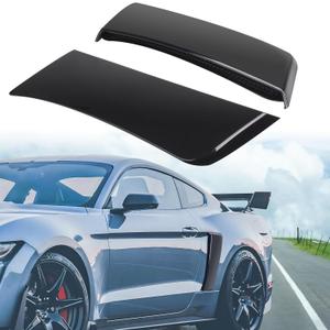 Black Rear Quarter Panel Side Scoop Compatible with Ford Mustang 2015-2023, Rear Side Fender Door Scoops Compatible with Ford Mustang 2015-2023 (2PCS)