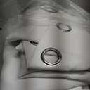 NICETOWN 100% Blackout Window Curtain Panels, Cold and Full Light Blocking Drapes with Black Liner for Nursery, 84 inches Drop Thermal Insulated Draperies (White, 2 Pieces, 52 Wide Each Panel)