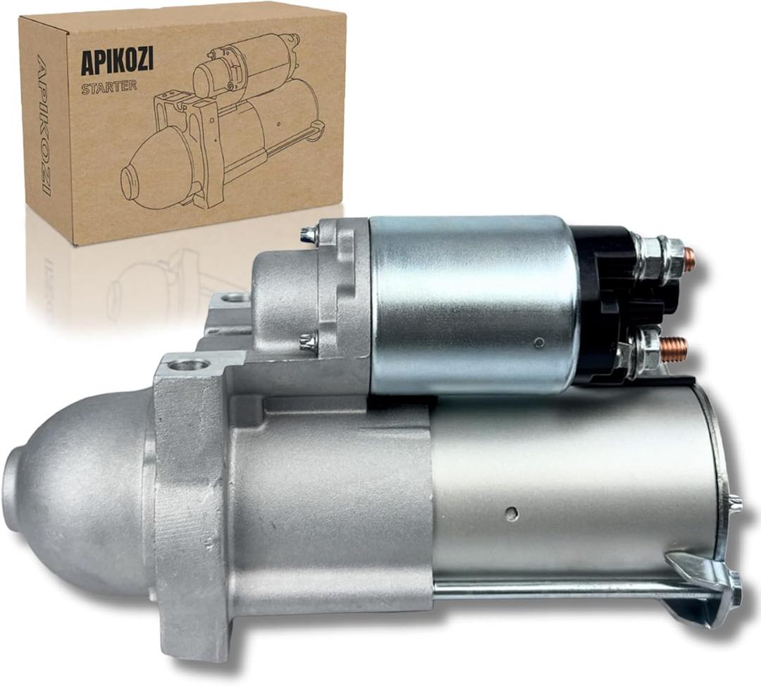 6970N Starter Motor Fit for Chevy Silverado 1500 V8 5.3L 4.8L 09-13 LS, for Chevrolet Tahoe V8 5.3L 09-14 4.8L 09-12 Compatible with GMC Sierra 1500 V8 5.3 4.8 09-13, Suburban V8 5.3L 09-14 12611102