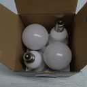 FAGUANGAO E17 Intermediate Base LED G14 Bulbs, 6W 60W Equivalent, 3000K Soft White, 600LM,Globe Light Bulbs for Ceiling Fan, Chandelier Lighting, Not Dimmable, Pack of 4