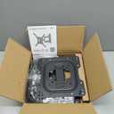 monTEK Full Motion TV Wall Mount for 2365 Inch Flat & Curved TVs and Monitors, Swivel & Tilt Articulating Bracket, Max VESA 400x400mm, Holds up to 77 lbs, Perfect Center Design