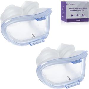 Replacement Nasal Pillow Cushion for ResMed AirFit P10, FSA/HSA Eligible, Compatible with Original Airfit P10 Frame, Reliable Seal & Soft Replacement Silicone CPAP Mask Cushion, 2-Pack, Large