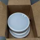 2-Pack Battery Operated Motion Sensor LED Ceiling Lights Indoor, Wireless Flush Mount Light Fixture 3000K in 400LM, Battery Powered Ceiling Lamps for Closet Pantry Laundry Stair(Battery Not Included) (3000K Warm White)