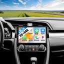 SIXWIN 2G+64G Android Car Stereo for Honda Civic 2016-2020 with Wireless Apple CarPlay Android Auto Mirror Link 9 Inch Touchscreen Honda Carplay Screen with Bluetooth FM GPS Navigation WiFi HiFi SWC