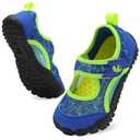 FEETCITY Boys Girls Wide Water Shoes Breathable Kids Sport Sandals Beach Pool Swim Shoes Quick Dry Aqua Socks Flexible