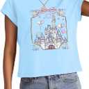 Magical Shirt for Women Magic Kingdom Castle Tshirt Princess Shirts