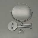NeilBee 8 Wall Mounted Makeup Mirror 10X Magnification Double Sided Vanity Makeup Mirror, 360 Swivel Extendable Vanity Mirror with Adjustable Arm for Bathroom Daily Use