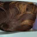 Bob Wavy Wigs for Women Reddish Caramel Brown Short Curly Hair Wig with Bangs Shoulder Length Style Synthetic Realistic Heat Resistant Wig for Everyday Hairstyle 16 Inch
