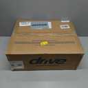 Drive Medical 12455 Adjustable Height Stool with Back and Arms White