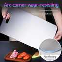 Titanium Cutting Board, Cutting Boards For Kitchen, Double-Sided Food-Grade Titanium Cutting Board For Cutting Fruits, Meats and Vegetables (M)