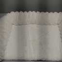 Cloud-Soft Cat Window Sill Perch with Zipper Designed Cushioned Bed, Supportive Cat Window Seat with Premium Solid Wood & Sturdy Metal Frame, Pet Hammock Bed for Large Cats (Medium, White) (Medium(21.7''x15''))