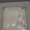 Natural Linen Semi Sheer Privacy Light Filtering Curtain for Living Room, Rod Pocket Transparent Farmhouse Window Drapes,2 Panels,W52 x L63