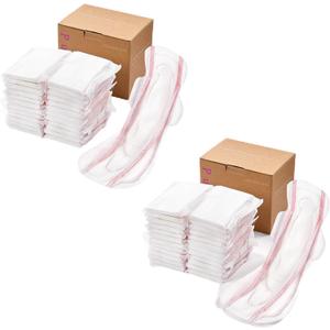 Premium Winged Maternity Peri Pads Clean & Secure Overnight Maxi Postpartum Pads, Extra Heavy Absorbency, Powerful Leak Protection, Extra Long Incontinence Pads for Women After Birth, 48 Ct (1 Count (Pack of 48))