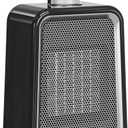 Portable Space Heater, 800W/500W Energy Efficient Desk Heater for Indoor Use, PTC Fast Heating Ceramic Desktop Heater for Home Bedroom Office Desk (Black)