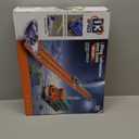 Carrier Truck Transport Toy, Foldable 2Layer Car Race Track Playset with 25" Track & 6 Metal Cars, Birthday Gift for Boys Ages 38 (Green)