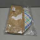 Easter Basket  Bunny Basket with DIY Blank Wooden Bunny Tag for Kids, Boys, Girls, Easter Egg Hunt, Candy Gift Storage (Bule)